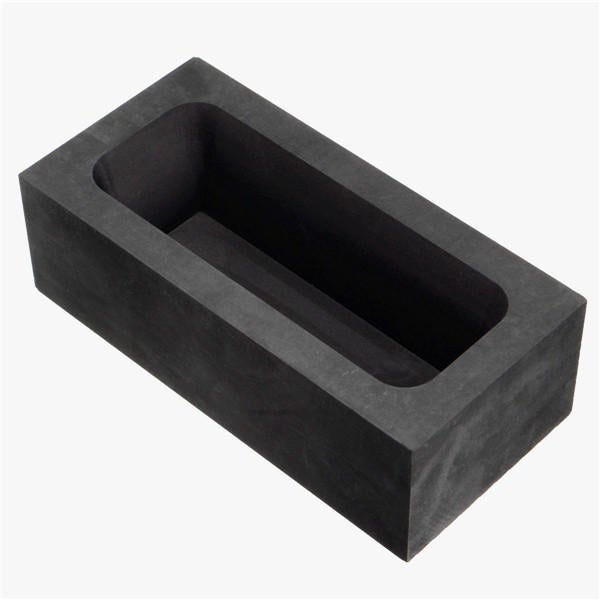 125x60x40mm Square Graphite Mold Crucible for Melting Casting 85oz Gold/46oz Silver