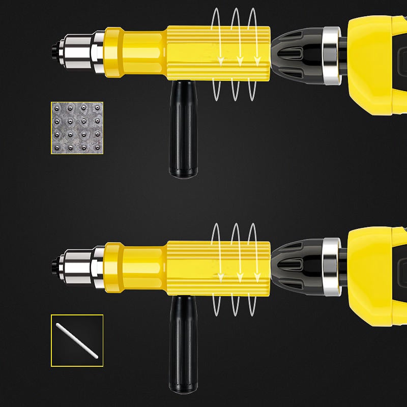 Electric Riveter Nut Tool Riveting Tool Metal Cordless Riveting Drill Adapter