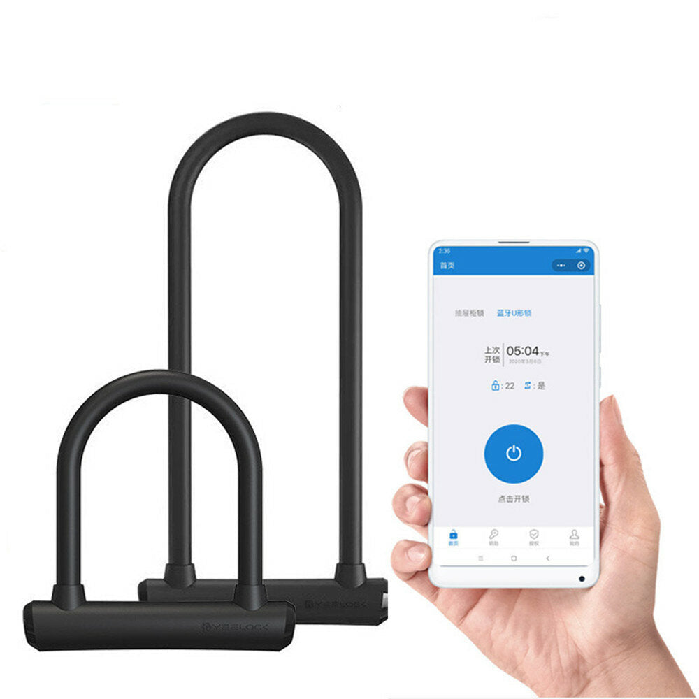 Intelligent U Lock Sliding Door Car Motorcycle Bike Padlock Window Password Waterproof To Phone APP Smart Remote