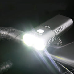 1600LM 5000mAh Bike Headlight Aluminum Alloy IPX6 Waterproof USB Charging 5 Modes Lights Power Bank Electric Scooter MTB Road Bike Lights