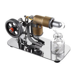 Mini Hot Air Stirling Engine Motor Model Educational Toy Kits