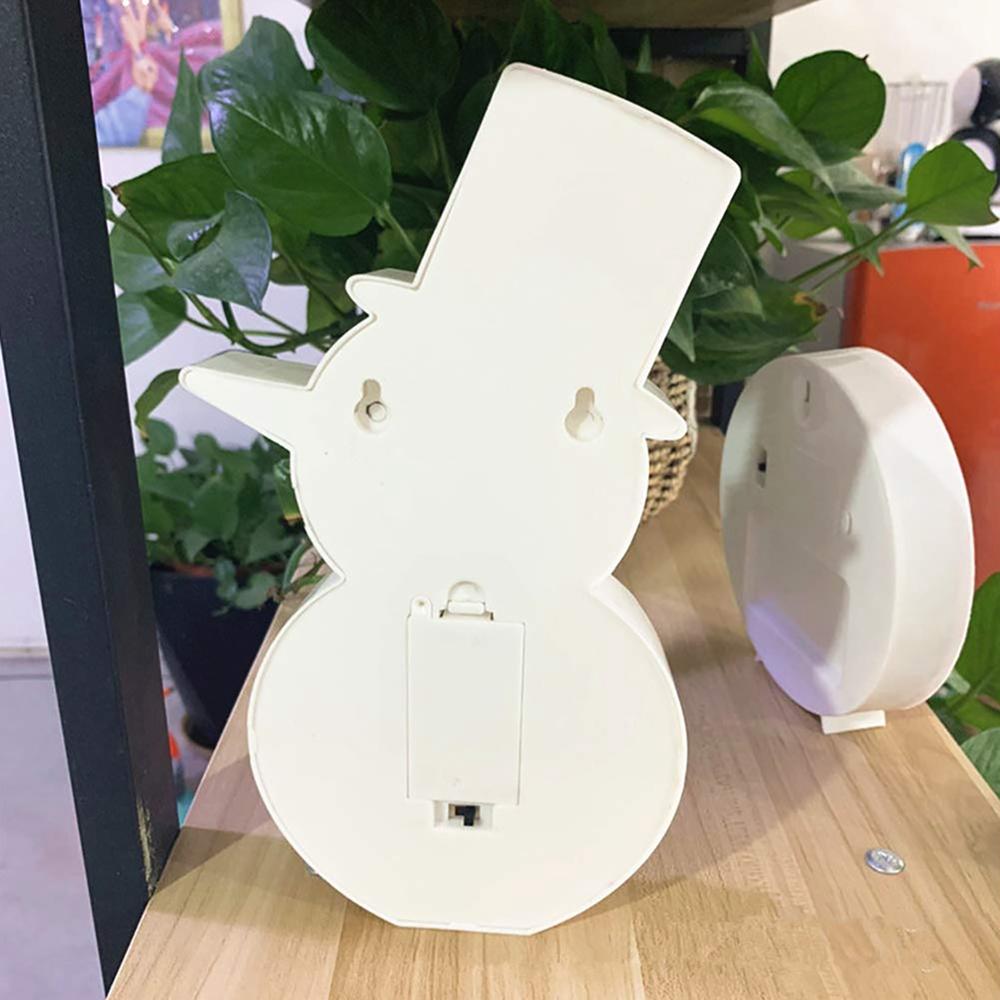 Creative Colorful Christmas Tree Snowman LED Night Light Decorative Table Lamp Home