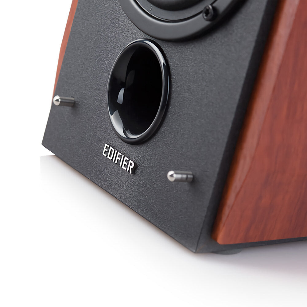 Bluetooth Bookshelf Speakers 66W AUX Input Class D Amplifier Universal 100V-240V Fitment Surround Stereo Sound