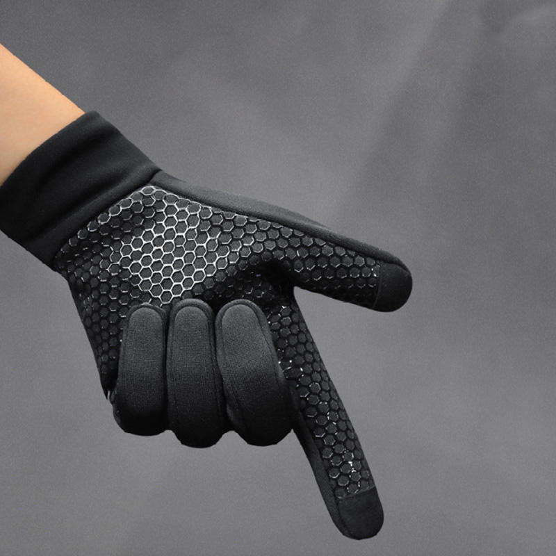 Winter Warm Touch Screen Gloves Velvet Waterproof Non-Slip Skiing Cycling Gloves