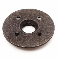 10pcs 3/4 Inch Black Malleable Iron Floor Flange Fitting Pipe NPT Antique Wall Flange Seat