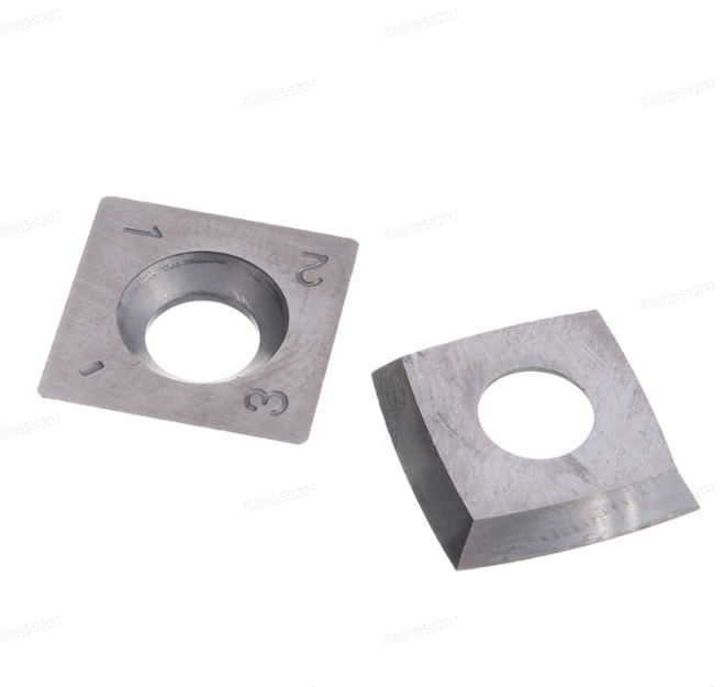 10PCS Carbide Inserts Cutter Set Including 5PCS Square and 5PCS Square Round Blades For Insert Scraper Glue Scraper
