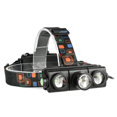 1100LM T6+2 XPE Led Bicycle Headlamp Telescopic Zoom Running Camping Adjustable