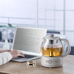 Mini Electric Cooking Pot Automatic Glass Black Tea Pot
