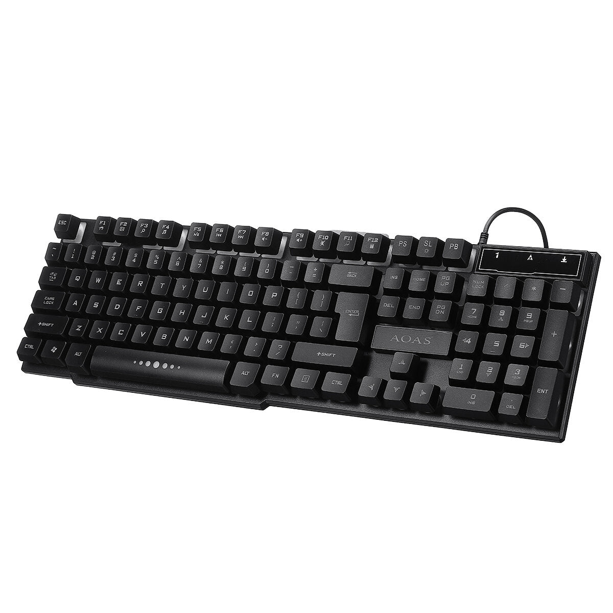 4-in-1 Gaming Kit Set Wired Keyboard & Mouse & Mouse Pad LED Gaming Over-Ear Headset Combo Set