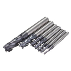 2/3/4/5/6/8/10mm Milling Cutter Tungsten Steel Coated 4 Flutes End Mill CNC Tool