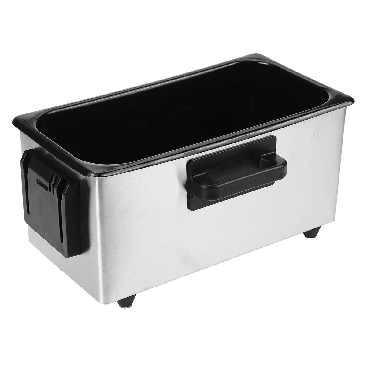 220-240V 2000W Electric Deep Fryer Single Tank Frying Pot Basket Strainer Machine Cooking Tools
