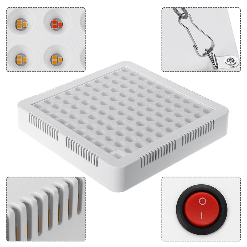 100W 300 LED Grow Light Plant Hydroponics Full Spectrum Vegetable Plant Lamp AC85-265V