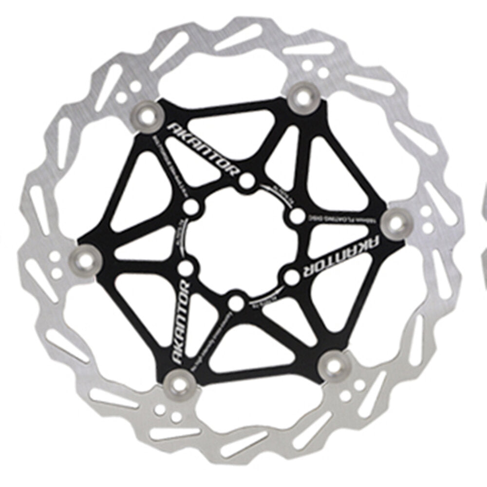 160mm/180mm/203mm Stainless Steel Rotor Mountain Bike Brake Rotor Bike Components Floating Rotor MTB Disc Brake Pad