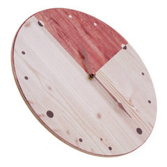 11'' Retro Round Wooden Wall Clock DIY Digital Round Room Home Office Bar Decor