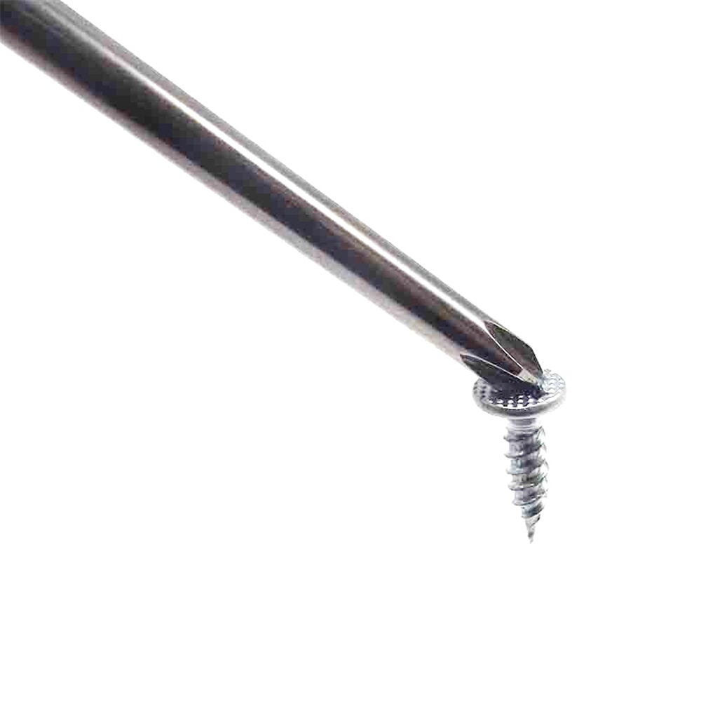 8Pcs 150mm S2 Alloy Steel SL2-SL6 Magnetic Flat Head and Cross Head Screwdriver Bits 1/4 Inch Hex Shank