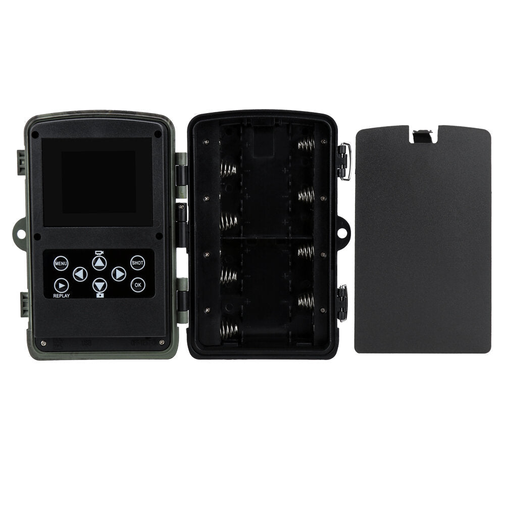 HD IR Night Vision 16MP 1080P Waterproof Hunting Trail Camera Motion Activated Wildlife Scouting Outdoor Trail Trigger Camera