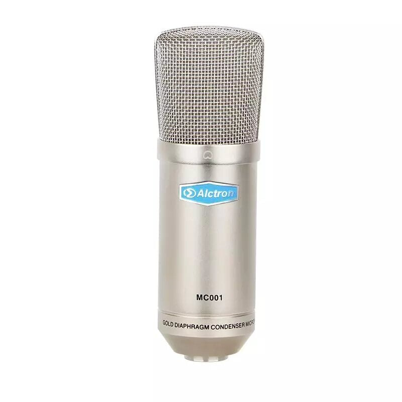 Professional Large Diaphragm FET Studio Condenser Recording Microphone for Live Broadcast with Shock Mount Carry Case