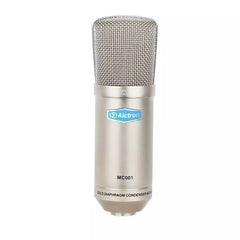 Professional Large Diaphragm FET Studio Condenser Recording Microphone for Live Broadcast with Shock Mount Carry Case