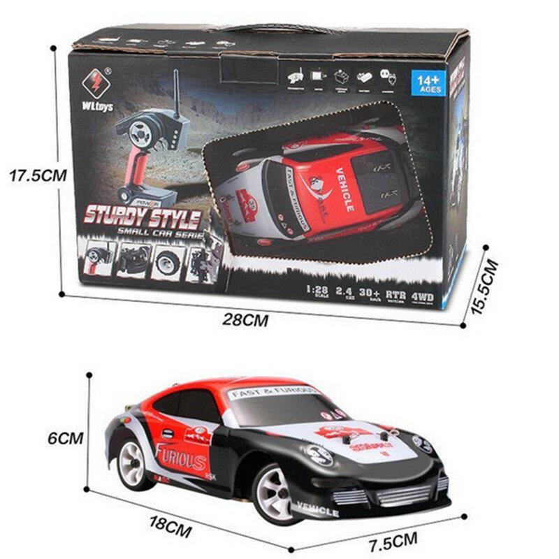 2.4G 4WD Brushed RC Car Drift Car Two Battery 7.4V 400mAh
