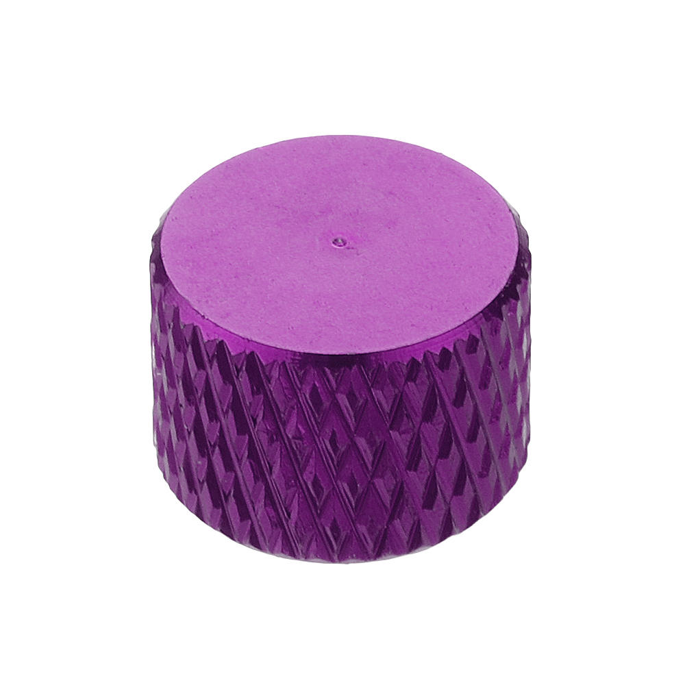 M4AN5 10Pcs M4 Blind Hole Thread Aluminum Alloy Knurled Thumb Nut Hand-Tight Screw Nut Multi-Color