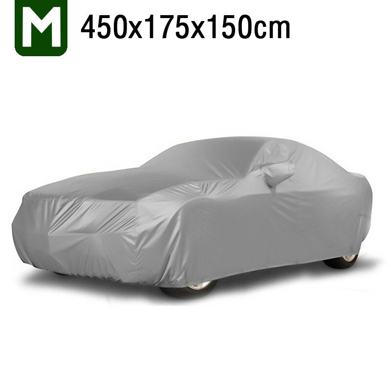 Universal Car Cover Outdoor Auto All-Weather Waterproof UV Heat Dust Protection