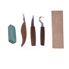 5pcs Wood Carving Knife Chisel wood working Whittling Cutter Chip Craft Hand Tool