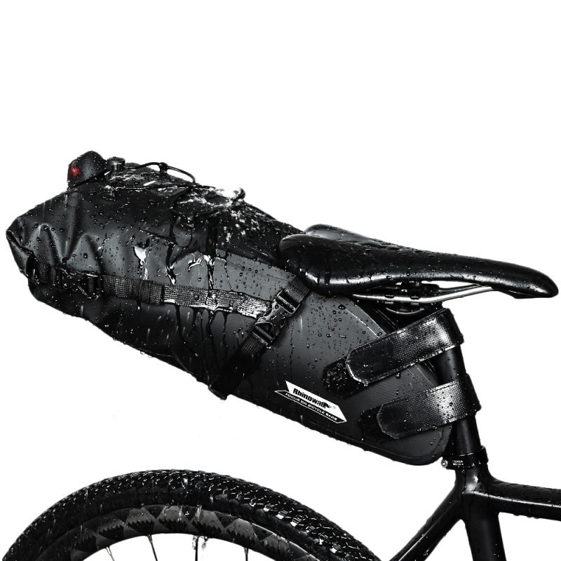 Bike Saddle Waterproof Tail Rear Bag Reflective MTB Trunk Pannier