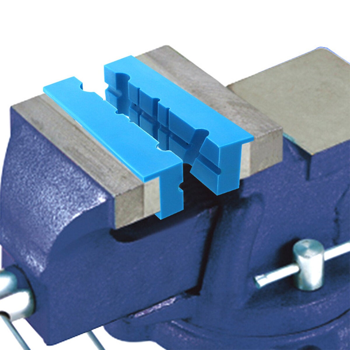 2pcs 140mm Vise Jaws Magnetic Reversible Soft Pads For Metal Table Vice