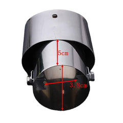 Universal Car Stainless Steel Trail Straight Exhaust Pipe for Auto DIY Modification