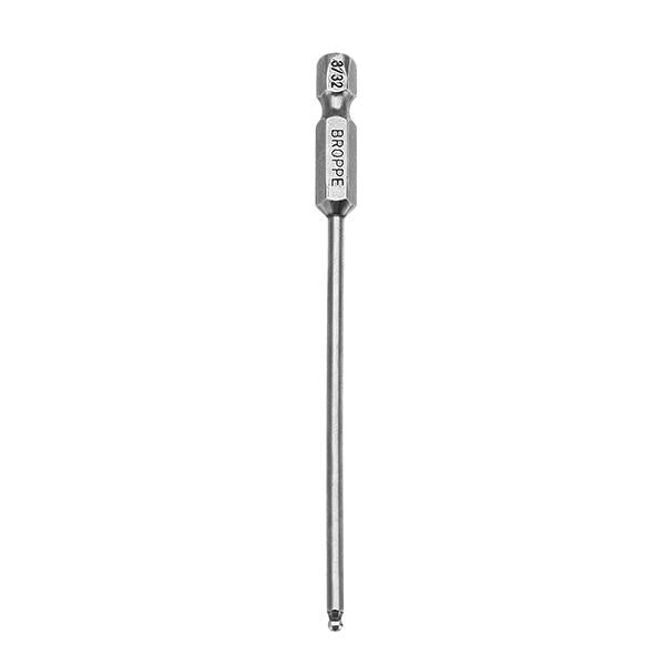 7pcs SAE 5/64-5/16 Inch 100mm Magnetic Ball Screwdriver Bit 1/4 Inch Hex Shank
