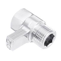 G 1/2 Shower Head Shut-Off Valve Quick Open Adapter Brass Water Flow Control Regulator Bath Accessory