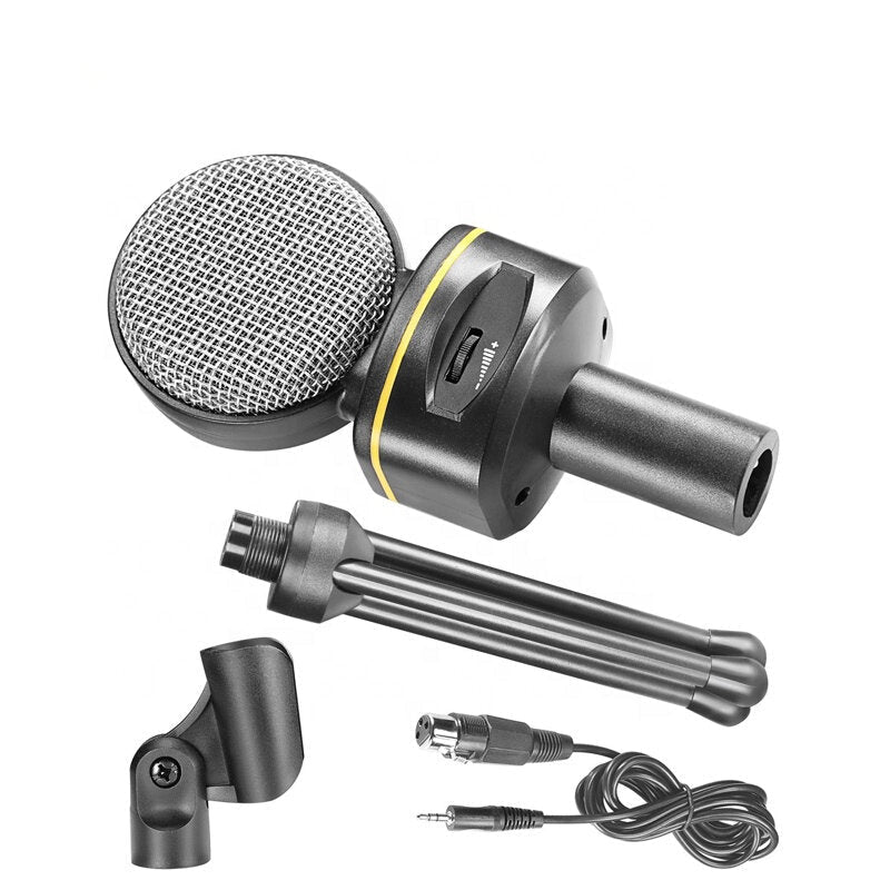 Professional Desktop Microphone Recording Studio USB Wired Condenser for Computer PC Laptop