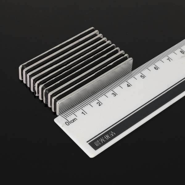 10pcs N48 Super Strong Block Magnets 50X10X2MM Rare Earth Neodymium Magnets