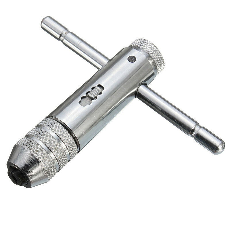 T-type Ratchet Tap Wrench M3-M8 Thread Metric Adjustable Tap Wrench Tool Set