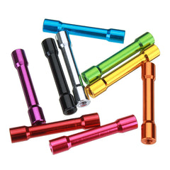 M3AS13 10Pcs M3 35mm Aluminum Alloy Standoff Spacer Round Column MultiColor Smooth Surface