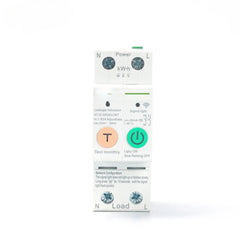 Single Phase WIFI Smart Energy 63A Meter Kwh Metering Monitoring Circuit Breaker Timer Relay with Leakage Protection