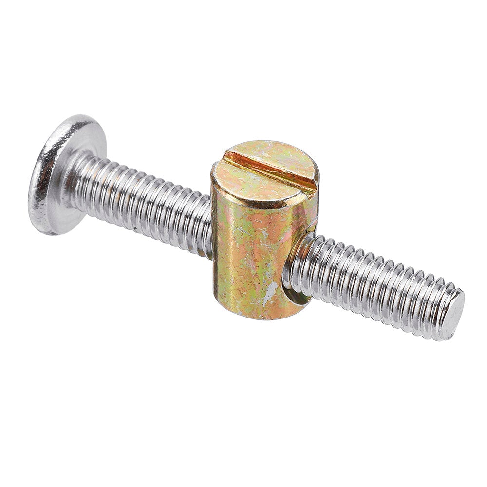 Stainless Steel Crib Screws Hardware Replacement Kit Hexagon Socket Head Cap Screws Nuts Barrel Screws Furniture Screws and Bolts Assortment Kit