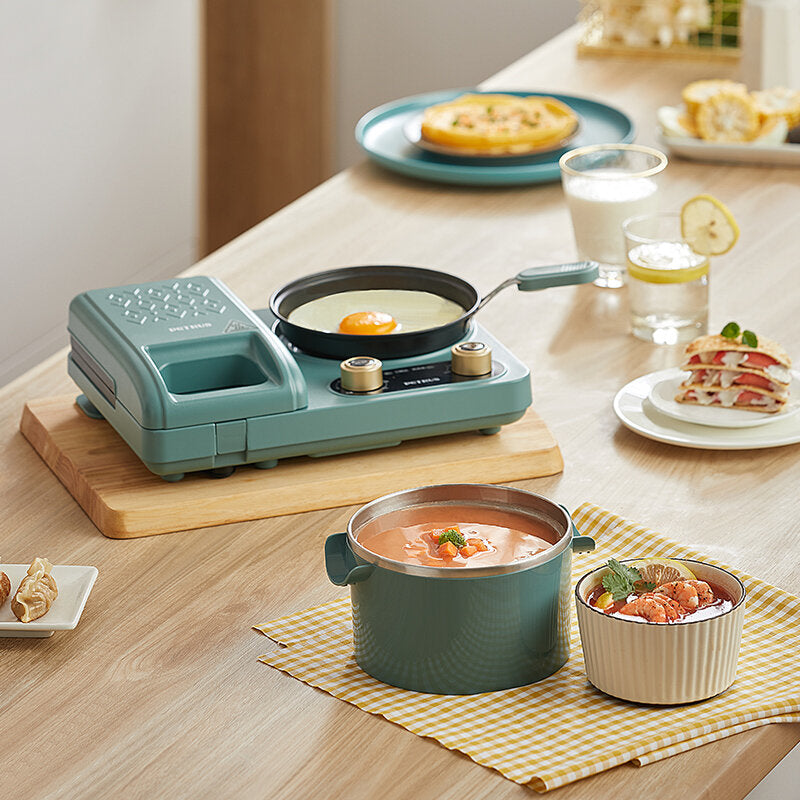 Breakfast Maker 700W 1.3L 3 in 1 Breakfast Machine Multi-Function Sandwich Maker