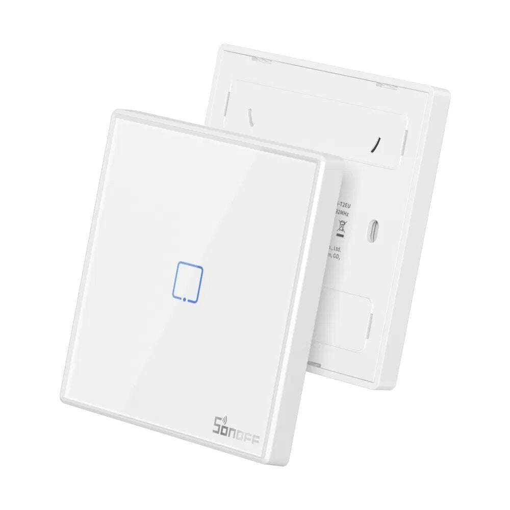 Remote Controller 86 Type Wall Panel Sticky 433MHz RF Remote Control 1/2/3 Gang Works With WiFi Wall Switch