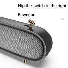 Wireless Speaker blueooth 5.0 Soundbar 4-Units 10W Hi-Fi 360 Surround Sound Noise Reduction Soundbar 2400mAh TF Card AUX-In Loudspeaker with Mic