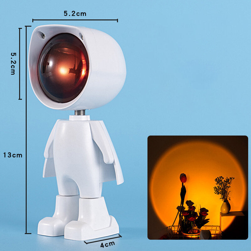 Sunset Light USB LED Light Night Light Projector Led Light LED Romantic Rainbow Sunset Atmosphere Light 360 Degree Decoration