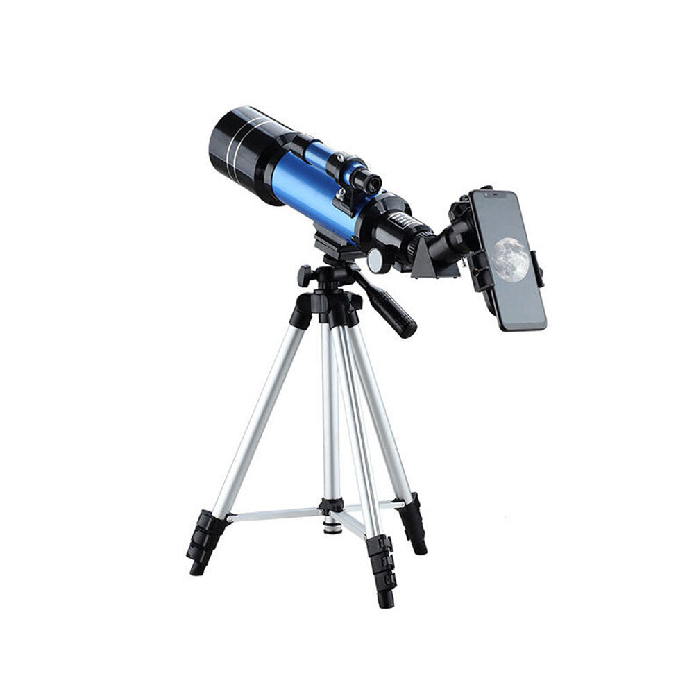 15-66X Astronomical Telescope Portable Kids Telescope Refractor Space Moon Watching for Beginners Gift with Adjustable Tripod Phone Adapter