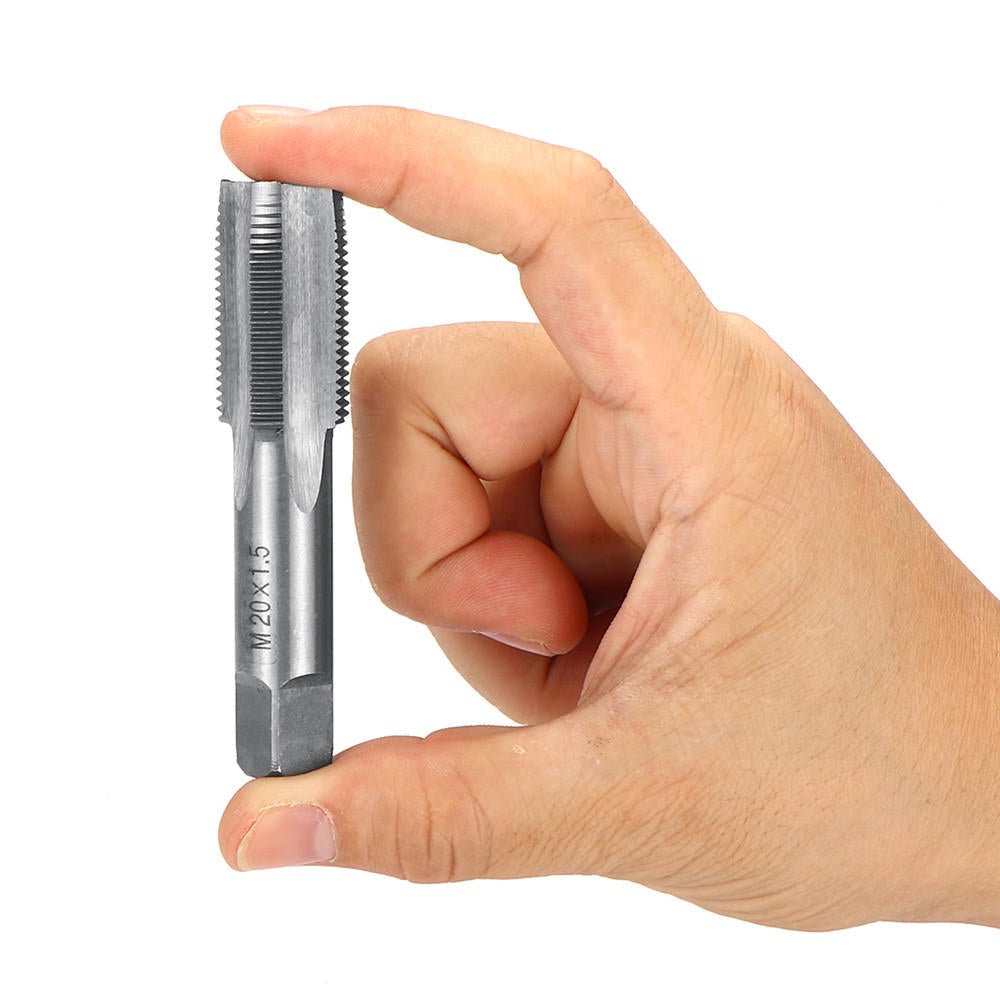 2pcs M12-M20 1.5mm Pitch High Speed HSS Right Hand Straight Fine Screw Tap Metric Tool