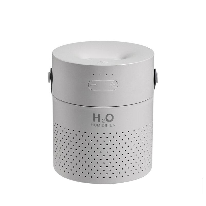 Dual Spray Humidifier Mist Maker USB Power Bank with Colorful Lights for Phone Office Home Beadroom