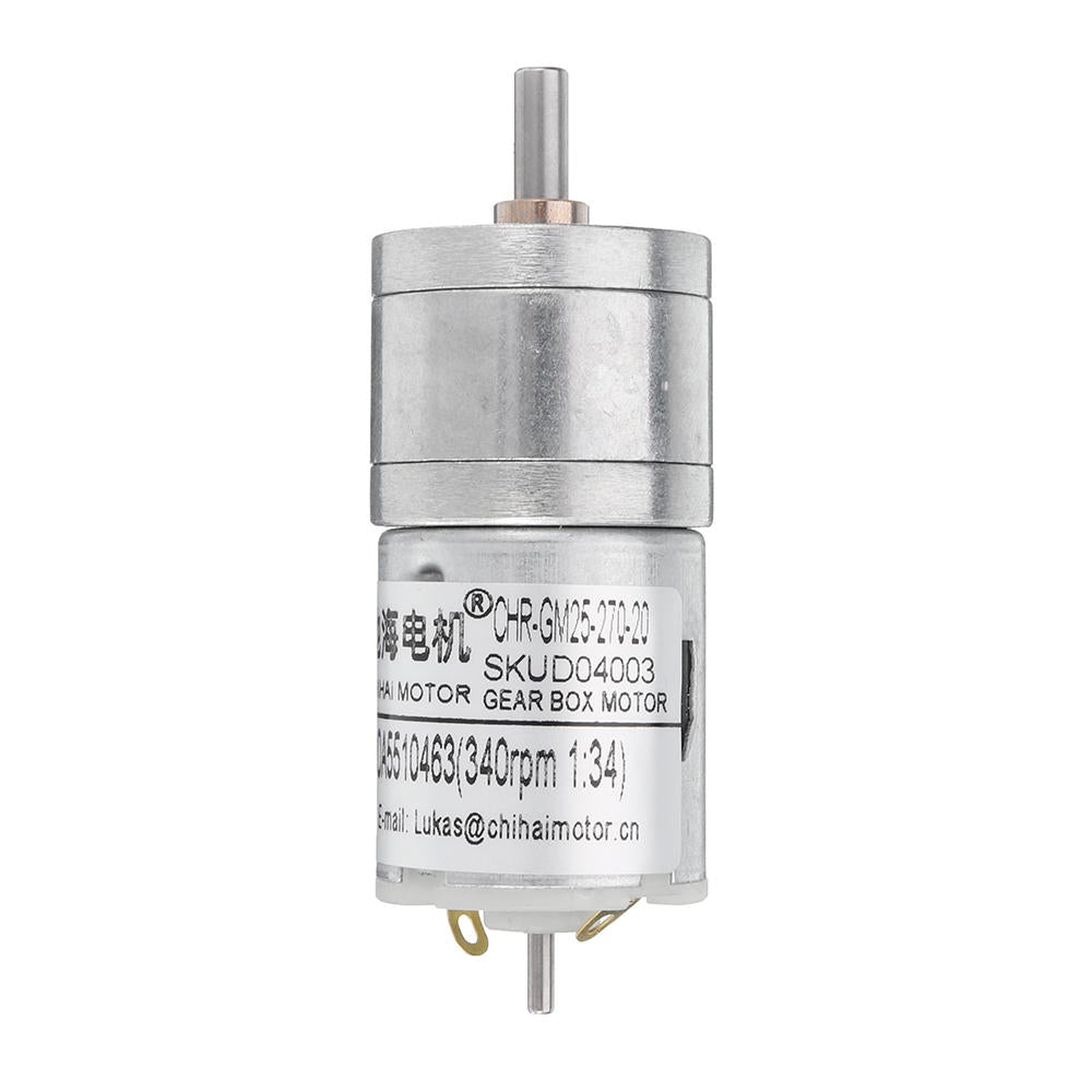 DC 7.4V 340rpm 550rpm Reduction Motor DC Geared Motor