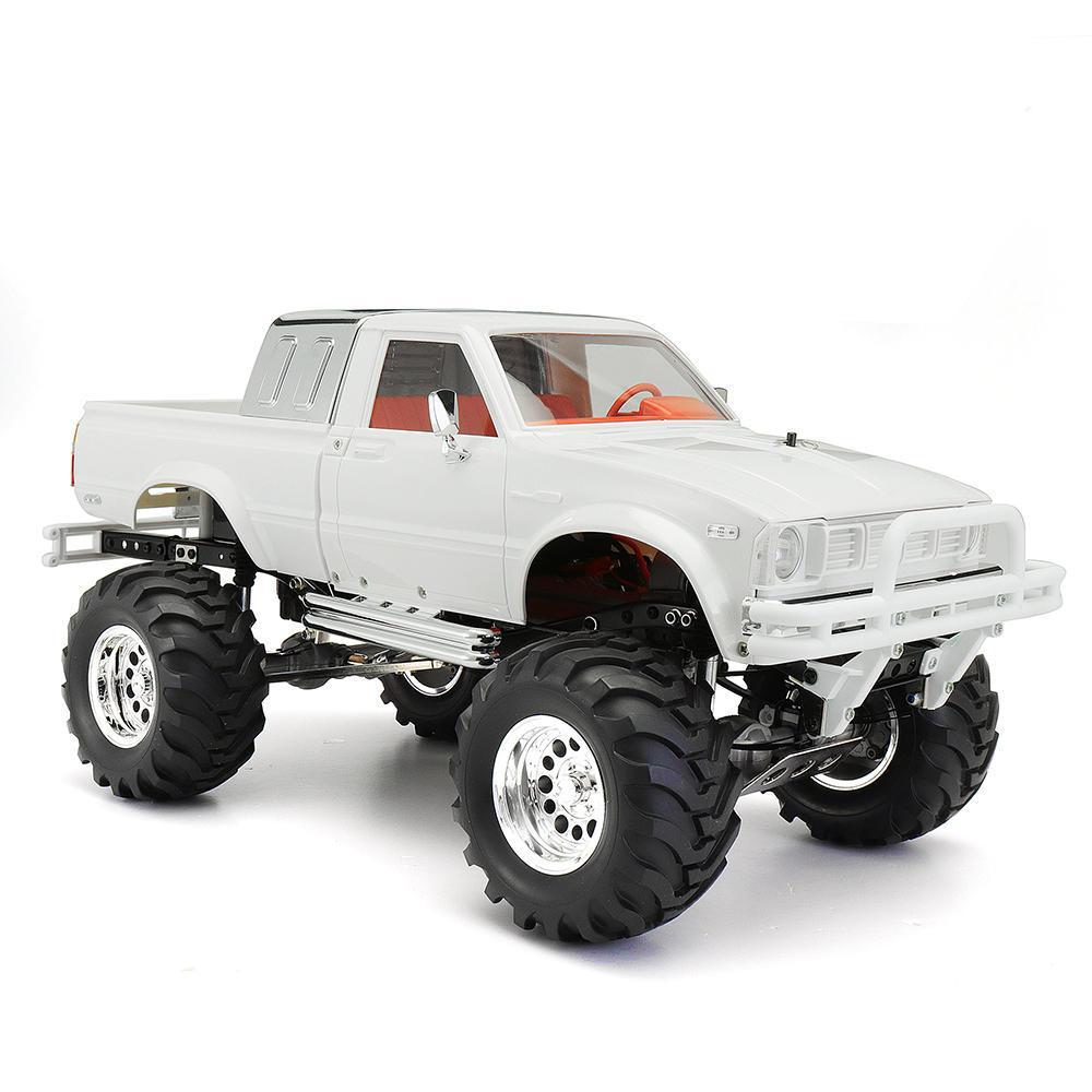 With 2 Shells 1/10 2.4G 4WD RC Car for TOYATO Metal 4X4 Pickup Truck RTR Vehicle