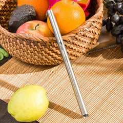 Titanium Drinking Straw Heat Resistant Reusable Juice Beverages Sucker