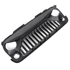 Black Front Hood Grille For Jeep Wrangler 2007-2017