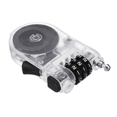 Retractable Steel Wire Cable Lock 3 Digit Combination Bicycle Laptop Luggage Security 116cm