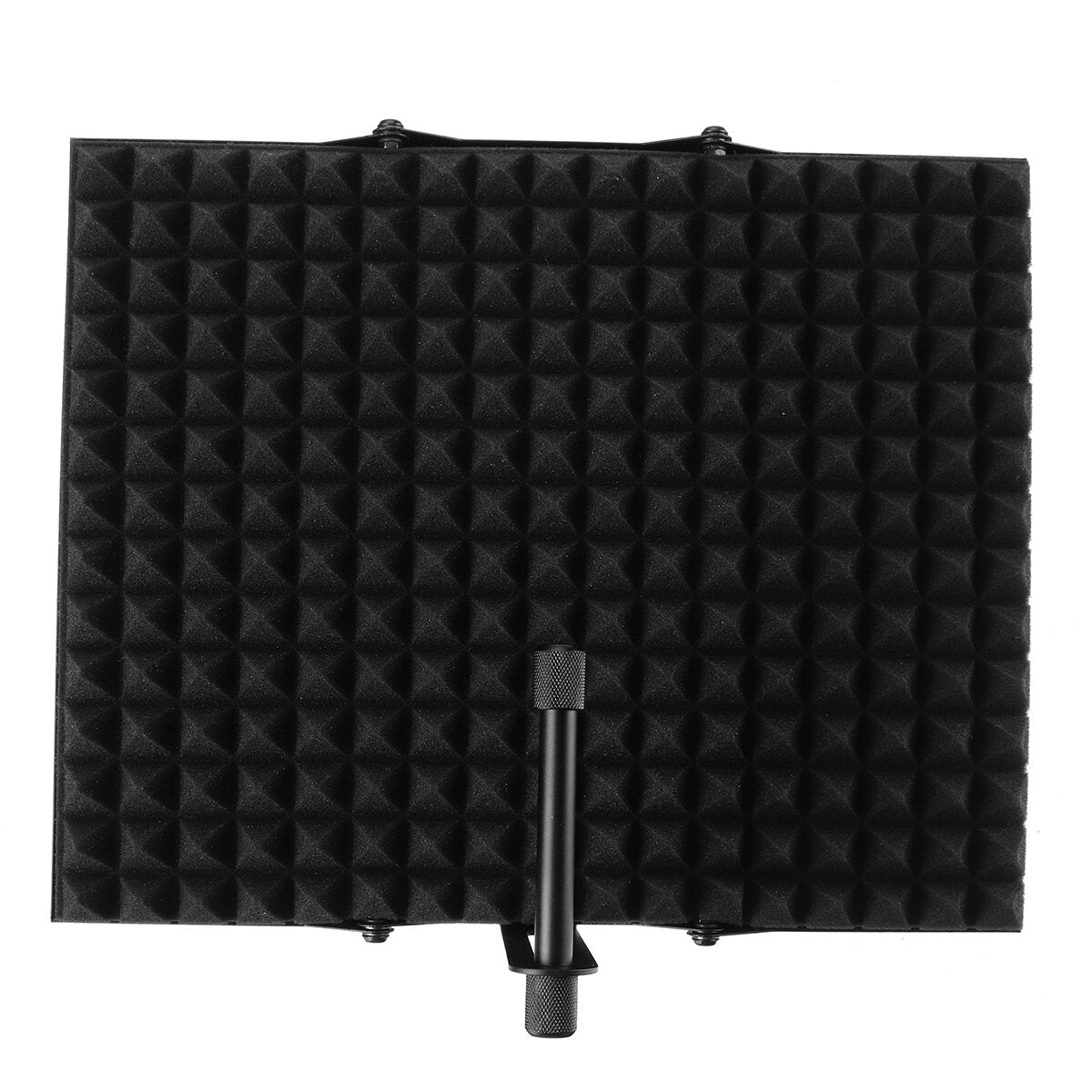 Foldable Microphone Acoustic Isolation Shield Foams Studio Three-door Noise Enclosure Panel Filter
